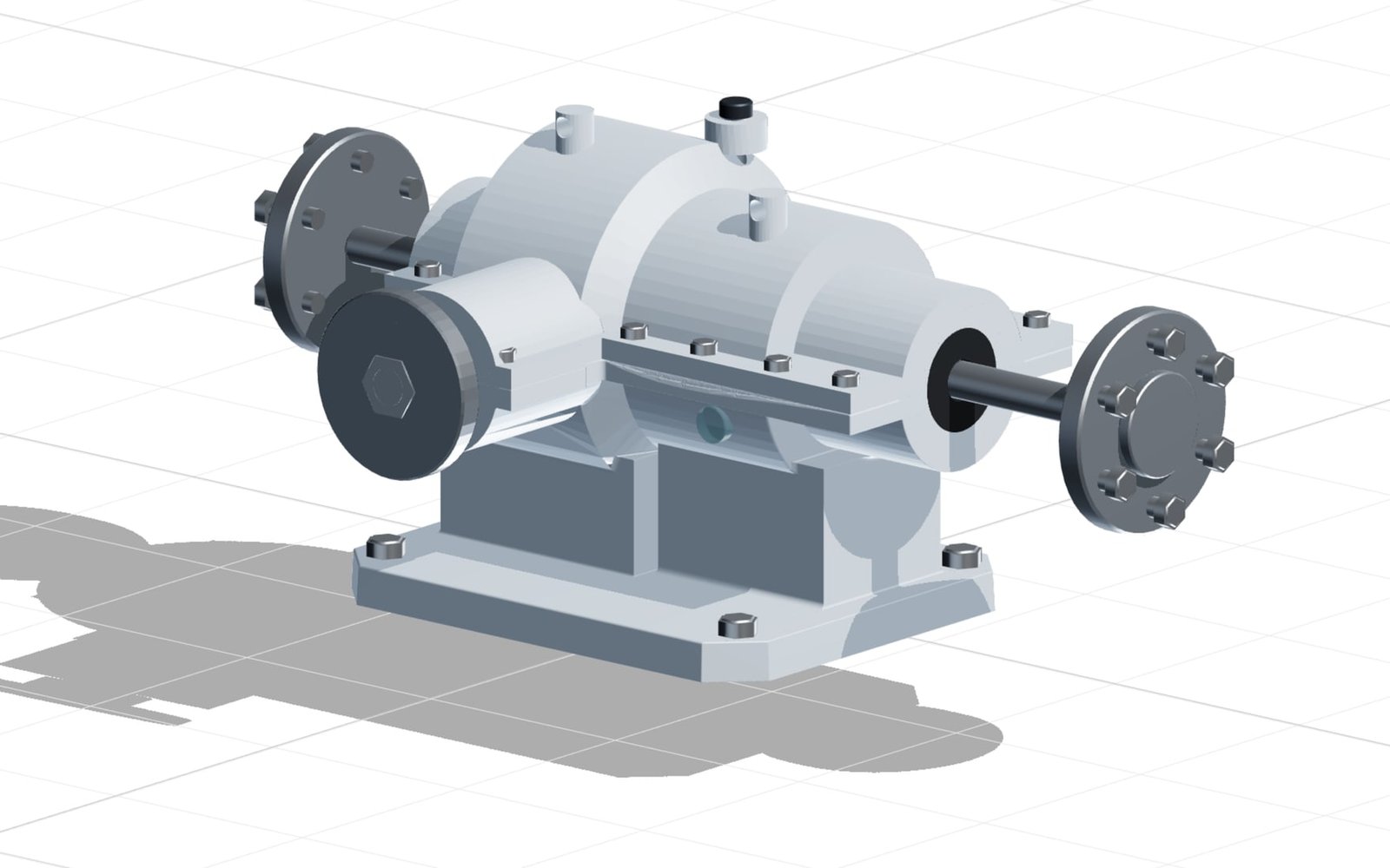 Differential with the housing closed
